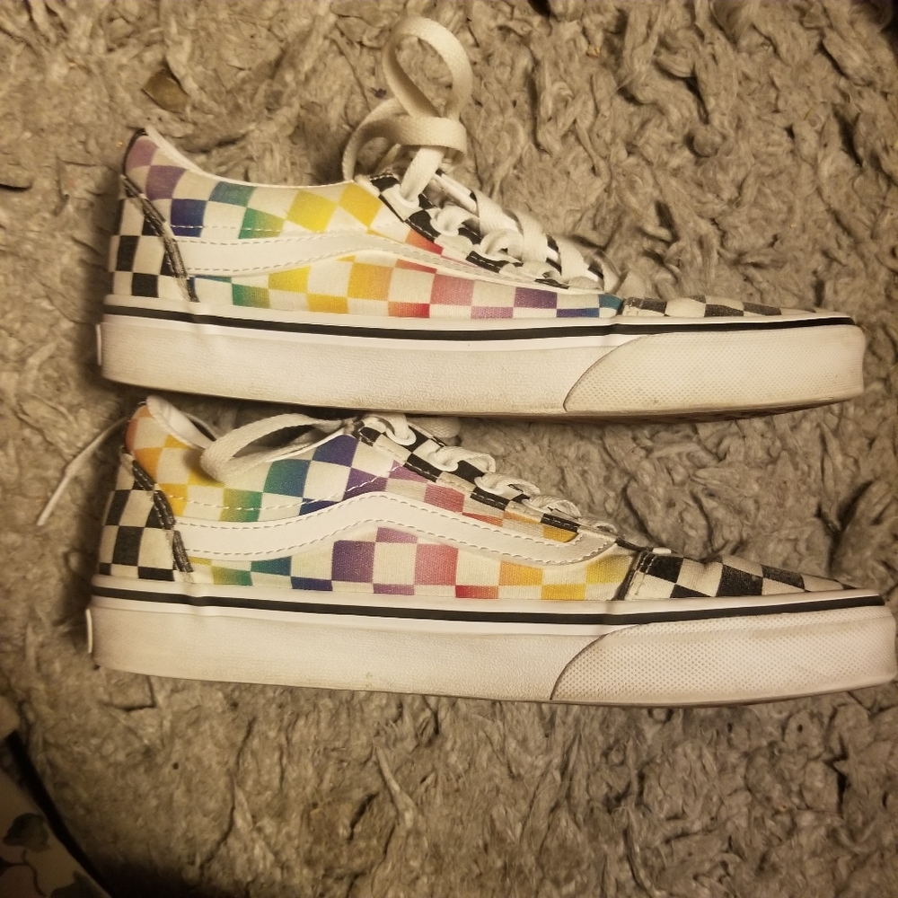 VANS WARD CHECKER SKATE SHOES - Picture 4 of 8